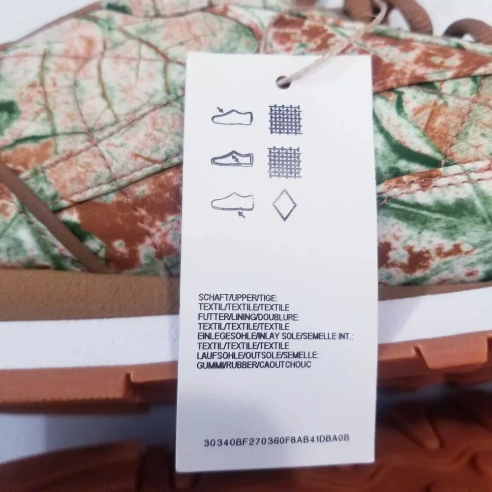 LQQK Studios X REEBOK Classic Leather Sneakers Men Size 11 GY7110 GREEN CAMO